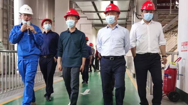 常德市市委党校一行莅临中国银河集团
湖南生产基地视察工作